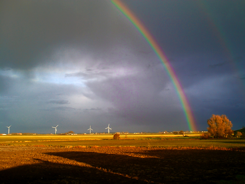 Regenbogen, Nordstrand